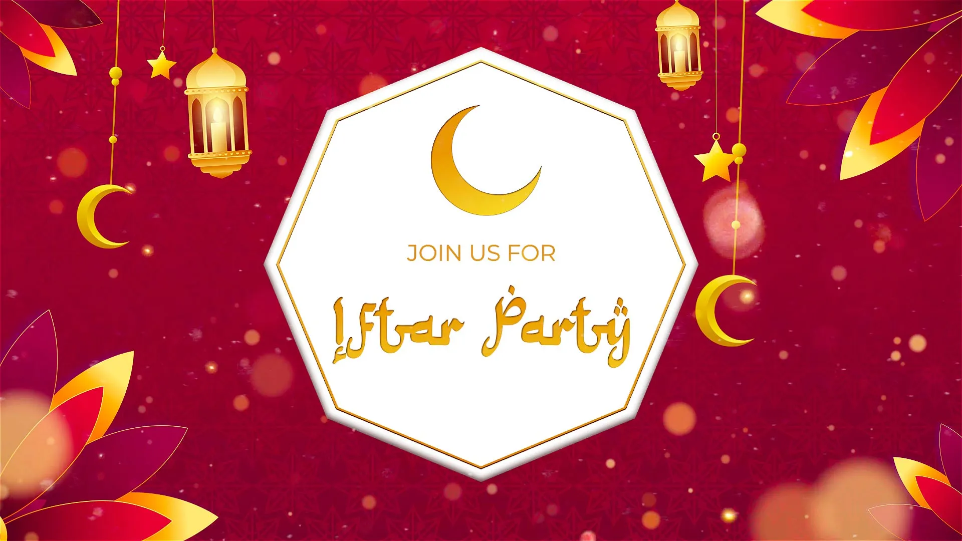 Celestial Ramadan Iftar Party Invite